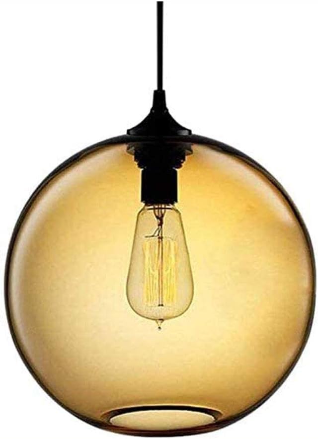 Lustre en verre pour cuisine sombre pour éliminer les zones d'ombre sur l'îlot central