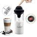 Produktbild Milchaufschäumer Elektrisch Milchschäumer Batteriebetrieb batteriebetrieben Induktion elektrische Milchaufschaeumer Milk Frother Milch Aufschäumer für heiße und kalte Glas Krug 450 ml