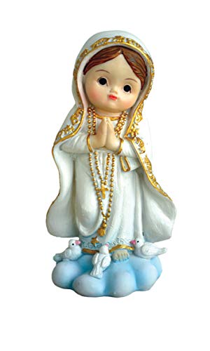 Figuras Católicas de Resina 4 Pulgadas para Niños