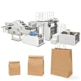 Máquina automática de bolsas de papel, alta eficiencia, producción rápida para embalaje, pedidos personalizados, venta al por mayor, venta al por menor, alimentos e industriales