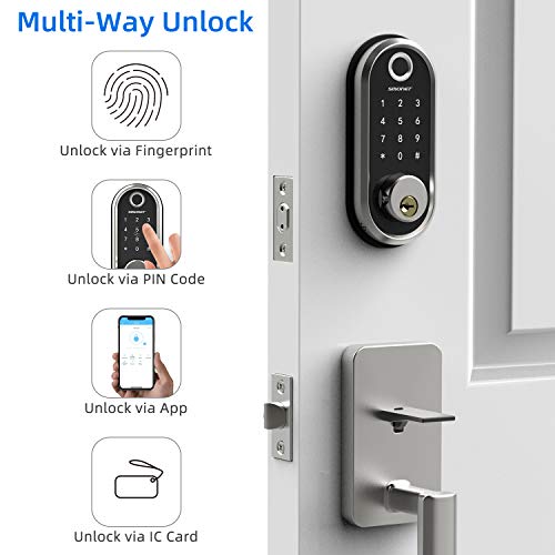 Reviews for Smart Deadbolt, Fingerprint Electronic Deadbolt Door