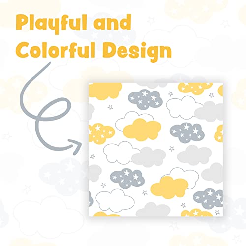 Waterproof Disposable Changing Pads For Baby - Triple Layer Protection Disposable Diaper Changing Pad - Odor Neutralizer Baby Disposable Changing Pad - 10 Cloud Liners - 17" X 24" #TOP5