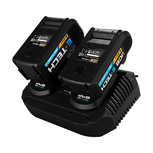 JCB 18V Dual Charger, Compatible with JCB Power Tools 18v Lithium-ion Batteries, Combi Drill, Drill Driver and More, with Red & Green LED Indicators, 3 Year Warranty - Image 6