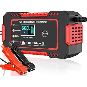 12V/6Amp Car Battery Charger, Smart...