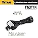 Titan 11330 1/4-Inch Drive x 2-1/4-Inch 90-Tooth Swivel Head Nano Ratchet