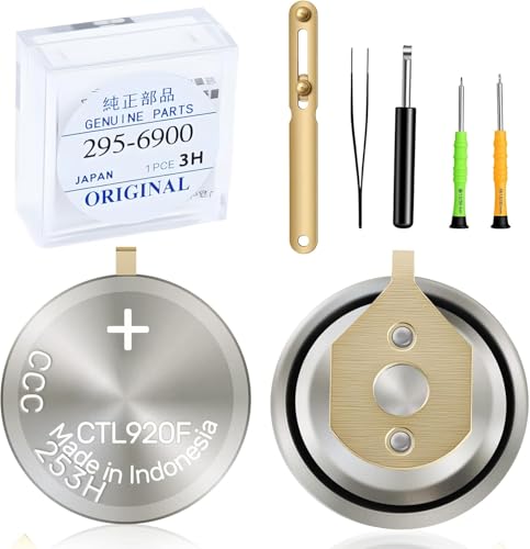 YUFEEI 295-6900 Watch Battery Compatible with Citizen Eco-Drive 295-6900 CTL920F Fits E210 E260 E270 E310 E600 E610 E690 G900 H610 U706 Sealed Capacitor Rechargeable Battery
