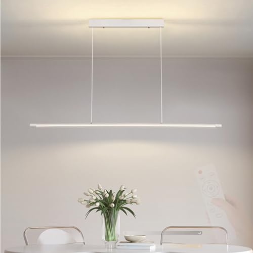 Lámpara en suspensión regulable para iluminar la isla de cocina moderna