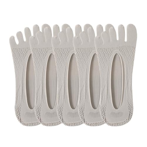 Calcetines de cinco dedos para evitar rozaduras con malla invisible