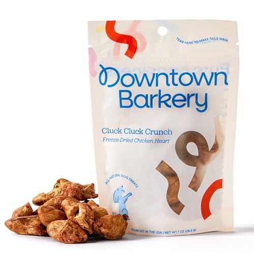 Downtown Barkery Freeze Dried Canine Treats – Single Ingredient, Low Calorie Canine Treats Wealthy in Nutritional vitamins and Minerals – All Pure Canine Treats – Freeze Dried Hen Hearts for Canine, 1 Oz Downtown Barkery Freeze Dried Canine Treats – Single Ingredient, Low Calorie Canine Treats Wealthy in Nutritional vitamins and Minerals – All Pure Canine Treats – Freeze Dried Hen Hearts for Canine, 1 Oz