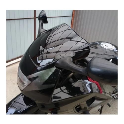 Pare-brise double bulle CBR600F3 noir contre la pression du vent - 3