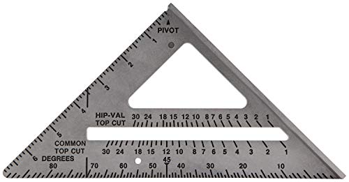 Cuadrado de viga Craftsman CMHT42790, escuadra de carpintero para techos y marcos de madera