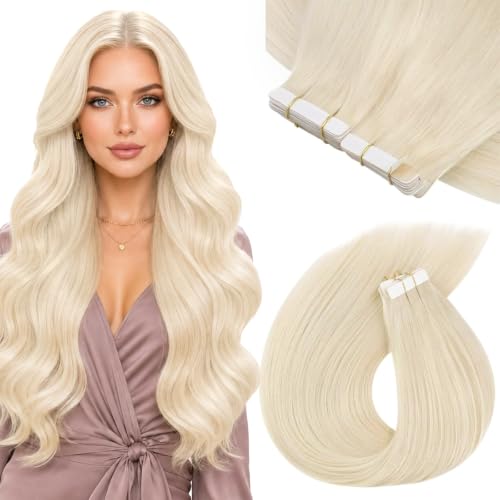 Image of Sunny Hair Tape in Extensions Platinum Blonde