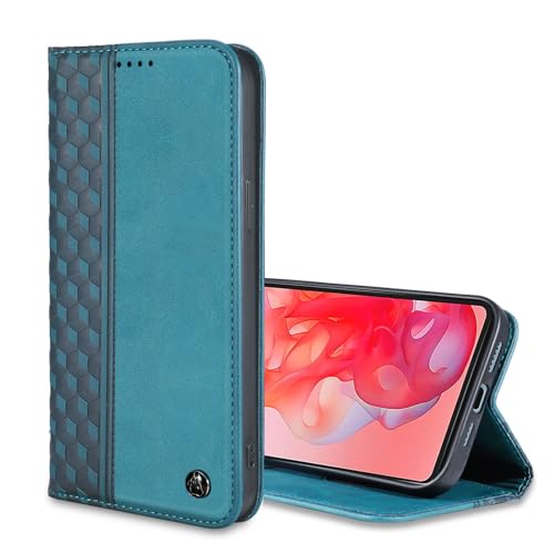 Image of Wallet Case for Motorola Moto G Stylus 5G 2024 6.7 inch - PU Leather Flip Cover with Card Holder Slots, Strong Magnetic Folio Phone Case, Green