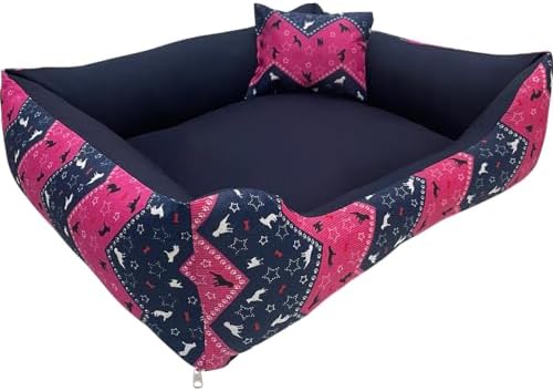 Cama Caminha para Pet Cachorro Gato Grande 70x60 com Zíper Laváve...