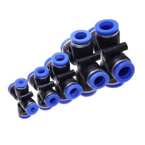Conector de aire PZA de 4mm y divisor neumático de 4 vías en cruz 4