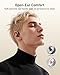 iWALK Open-Ear Headphones, True Wireless Headphones Bluetooth 5.4 Light Earbuds, Ultra Comfort Earhooks, 35H Playtimes, Clear Calls, Air Conduction Stereo Sound with 15mm Drivers for Workouts (Black)