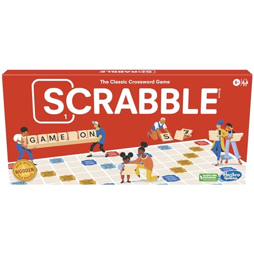 Hasbro Gaming Scrabble Board Game, Classic Word Games for Kids Ages 8 and Up, Fun Family Game for 2-4 Players, The Classic Crossword Game - image 8
