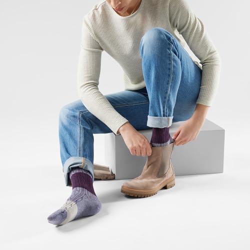 Image of Smartwool Womens Everyday Color Block Cable Crew Socks