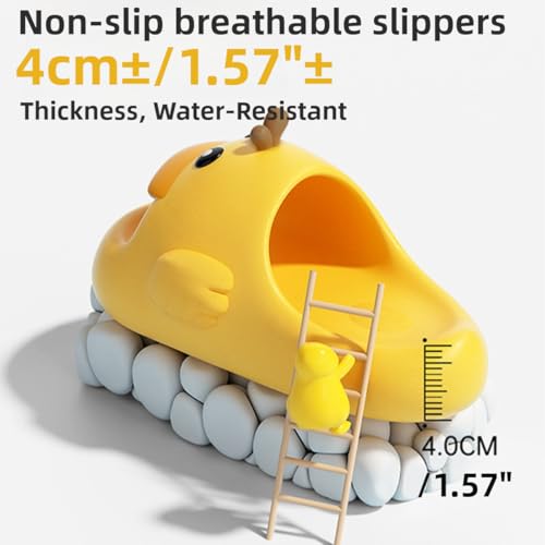 Duck Slippers for Women Thickness Upgrade slides beach Slippers Summer Slippers Sandal Non-slip Thick Sole4
