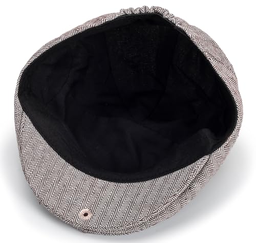 INOGIH Boys Tweed-Newsboy Cap Toddler Cotton Beret Hat 6M to 2 Years4
