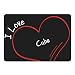 Produktbild Multifanshop Mousepad Modern I Love Cuba schwarz