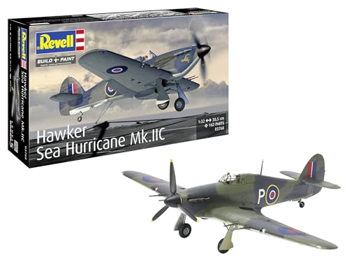 Evita encajes defectuosos con Hawker Sea Hurricane Mk.IIC Revell 03768 maqueta precisa 1:32