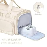 MAXTOP Travel Duffle Bag for Women Carry On Tote Weekender Overnight Bag Large Capacity Duffel Bag with Shoe Compartment,Gym Tote Bag with Dry and Wet Separation - Image 4