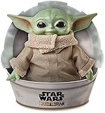 Star Wars Grogu Plush Toy, 11-in “The Child” from The Mandalorian, Collectible Stuffed Character for Movie Fans, Ages 3 Years and Older
