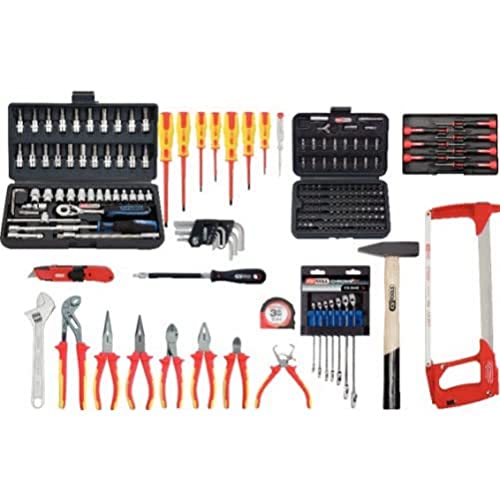 KS Tools 117.0195 Premium Max Elektriker-Werkzeugkoffer, 195-tlg.