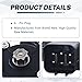 KELOKE Power Window Motor Compatible with 2006 2007 2008 2009 2010 2011 Honda Civic Sedan 1.3L 1.8L 2.0L, with Anti-Clip Function, Front Driver Side, Replace# 72250-SNA-A02 72250-SNA-A03