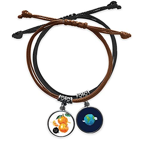 Pulsera de cuerda de mandarina ajustable para evitar rozaduras de cuero
