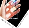 Funda para Unihertz 8849 Tank Mini 1 (4.30") + vidrio templado, cubierta transparente a prueba de golpes con borde de silicona suave y protector de pantalla con anillo giratorio ajustable 360° - Transparente 3
