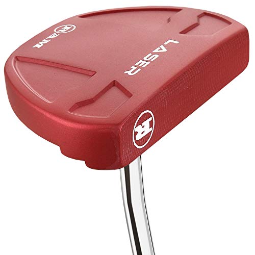 Ram Golf Laser Red Milled Face Mallet Putter - Headcover