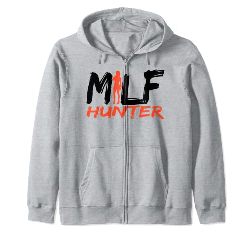 Divertido Milf Hunter Sudadera con Capucha