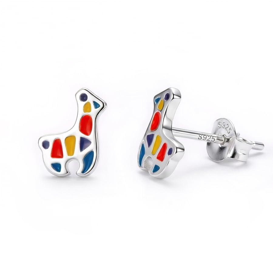 bySantana - Echte 925 Sterling Silber Drache Ohrstecker – Kl