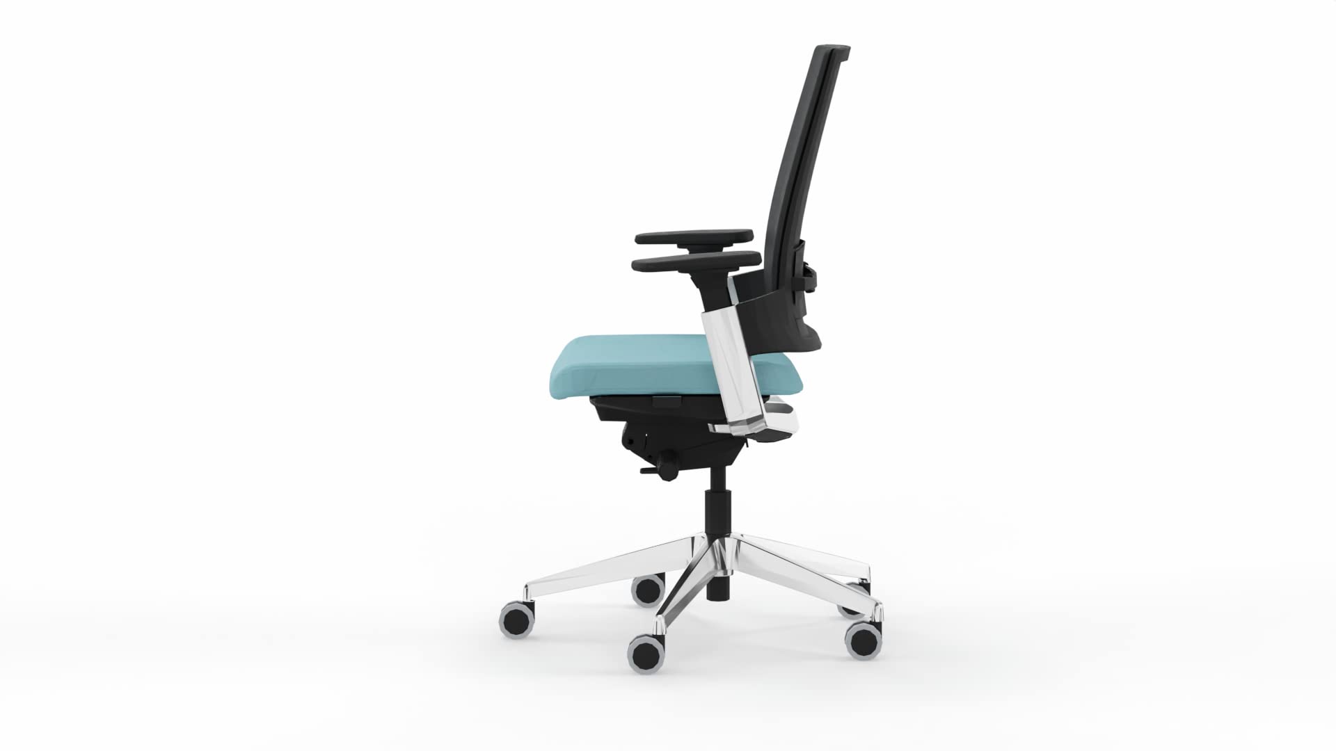 Sillón de Oficina de diseño Top Gama Profesional 3.60 Color Azul Cielo Silla Profesional de Escritorio