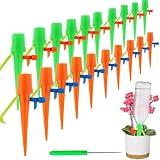 21pcs Goutte à Goutte Bouteille Amzeeniu Arrosage Goutte a Goutte avec Vannes réglables cone d'arrosage vacances Irrigation Goutte à Goutte Kit pour Jardin Maison Intérieur Extérieur Pot de fleur