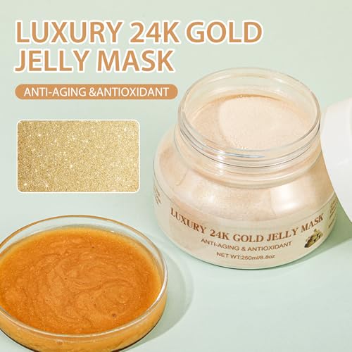 GUOYAOLIFU Jelly Masks Powder for Facials Professional,Hydrating Gel Powder For Facial Mask,Jelly Mask Peel-Off Face Mask for Women,Moisturizing Jelly Mask for Face Skincare