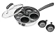 Eier-Pochierer Kitchencraft aus Karbonstahl für 4 Eier