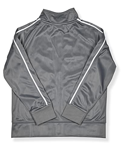 Cheetah Boys Tricot 2-Piece Track Suit Set - Jacket And Pants, Concrete/Black, 14/16 #TOP4