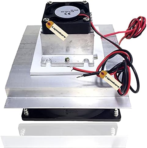 Lsgoodcare DIY Peltier Cooler Kit 12Volt Semiconductor Thermoelectric Cooler Peltier Cooling System TEC1-12706 Peltier Heatsink Module kit