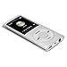 MP3/MP4 Player, Portable Music Player with Earphone, 1.8 inch HD Screen, Support up to 64GB Memory Card, 8H Playing time, Super Light Metal Shell(Silver)