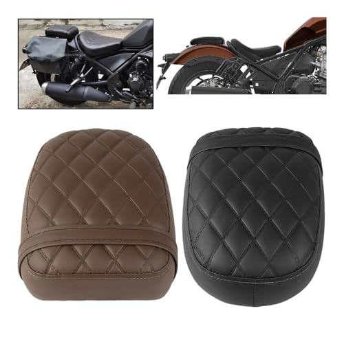 Asiento trasero motocicleta Rebel CM1100 de cuero premium con costuras reforzadas 2