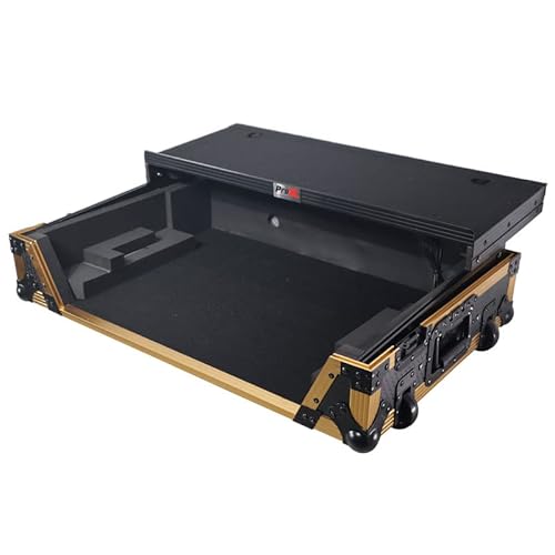 Prox Ata Flight Style Road Case For Rane One Dj Controller With Laptop Shelf And Wheels - High-Density Protective Foam For Interior Support - Finish On Laminated 3/8" Plywood - Xs-Rane One Wlt Fgld #TOP6