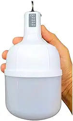 Lâmpada Recarregável Lampião LED USB Portátil, Iluminação Para Emergência, Casa, Acampamento, Barraca E Pesca