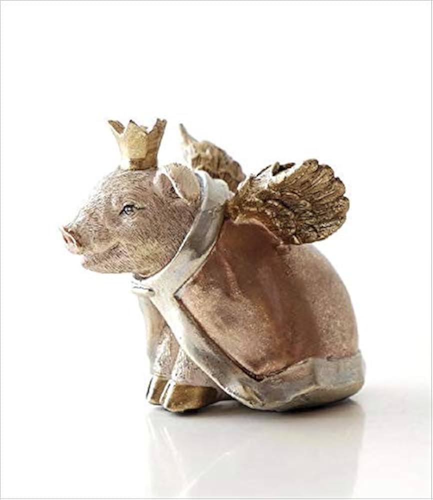 ぶたのオブジェ 置物 引っ掛ける アンティーク