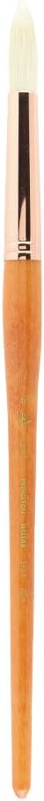 Princeton Refine Artist Brush, Brushes for Oil and Acrylic Paint, Series 5400 Natural Chunking Bristle, Round, Size 16