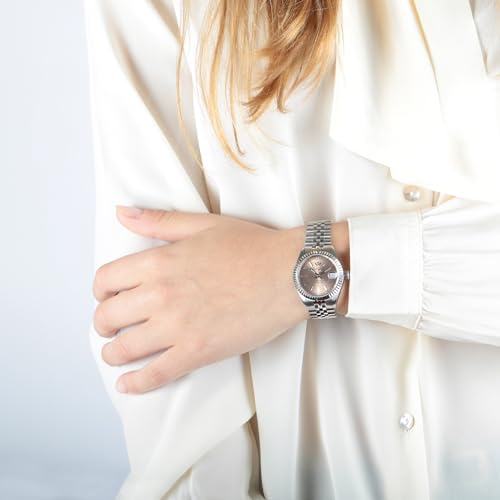 Philip Watch Caribe Orologio Donna, Tempo e data, Analogico, 31mm - 3