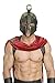 Charades Men's Spartan Legions Helmet, Gold One Size