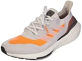 adidas Herren Ultraboost 21 Laufschuhe, Dash Grey Dash Grey Semi Coral Orange, 40 EU